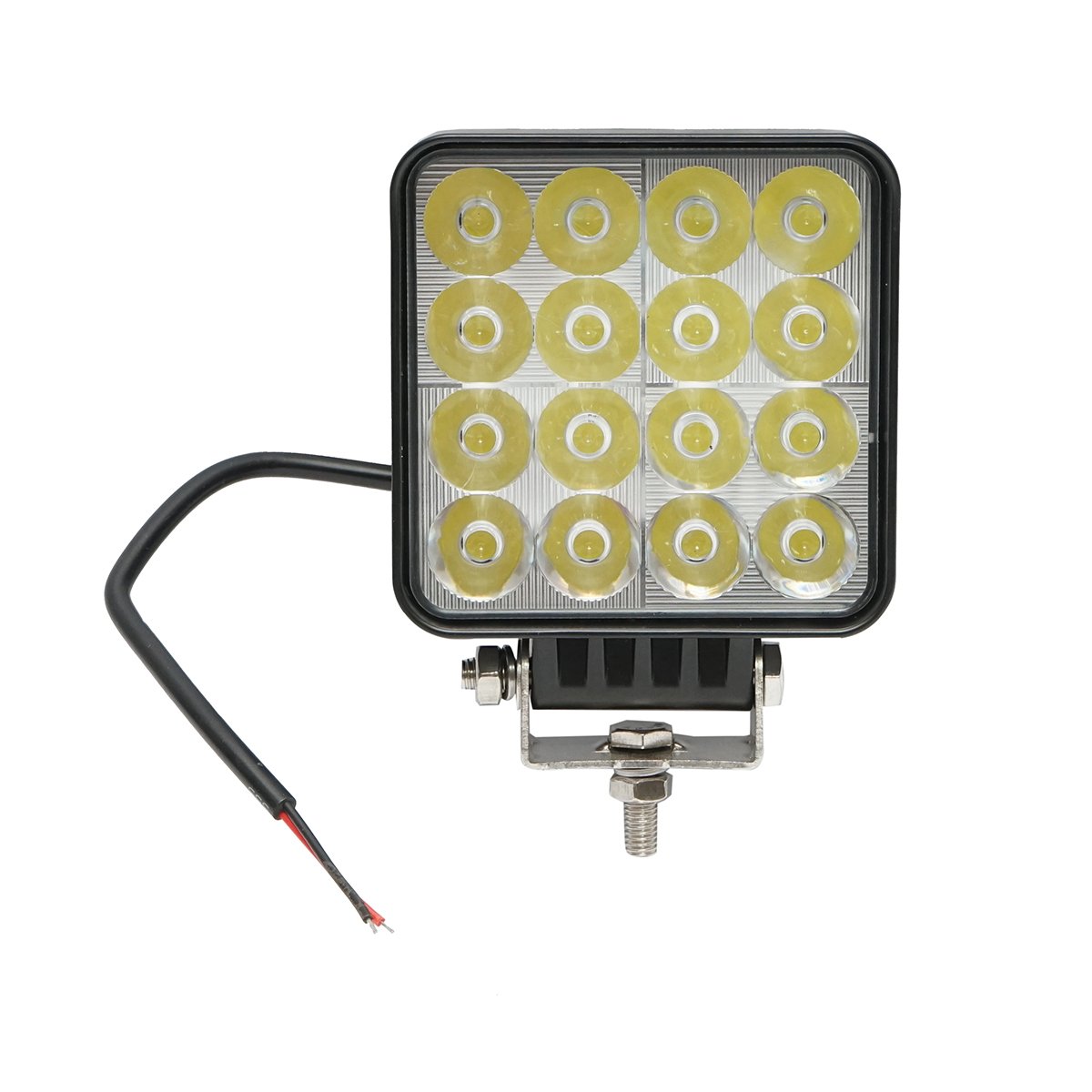 Proiector LED patrat combo 12-80V, 42W carcasa aluminiu 107x107x40mm